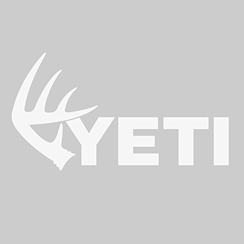 YETI Sportsman Window Decal – Aufkleber für Auto, Boot & ATV (Weiß, 17,8 cm)