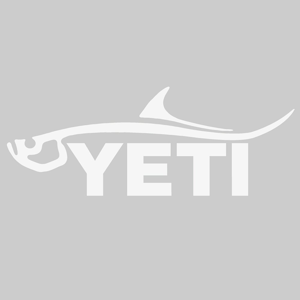 YETI Sportsman Window Decal – Aufkleber für Auto, Boot & ATV (Weiß, 17,8 cm)