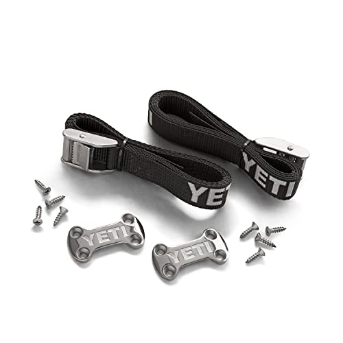 YETI Tie Down Kit für Tundra Kühlboxen – Edelstahl-Zurrgurt-Set