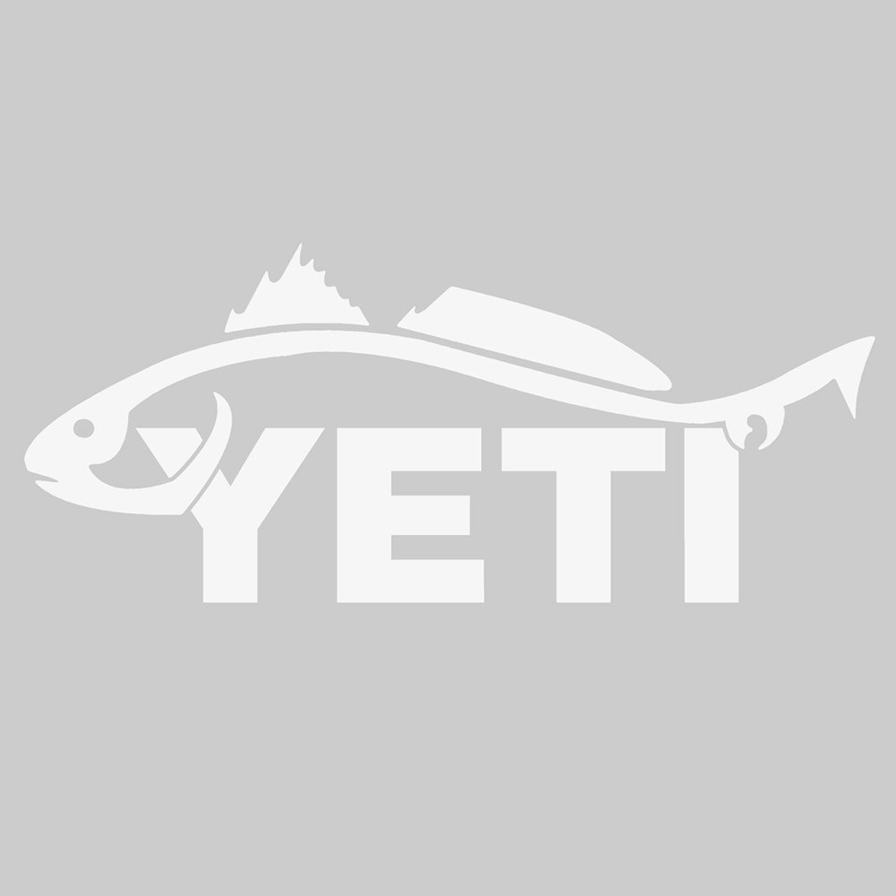 YETI Sportsman Window Decal – Aufkleber für Auto, Boot & ATV (Weiß, 17,8 cm)