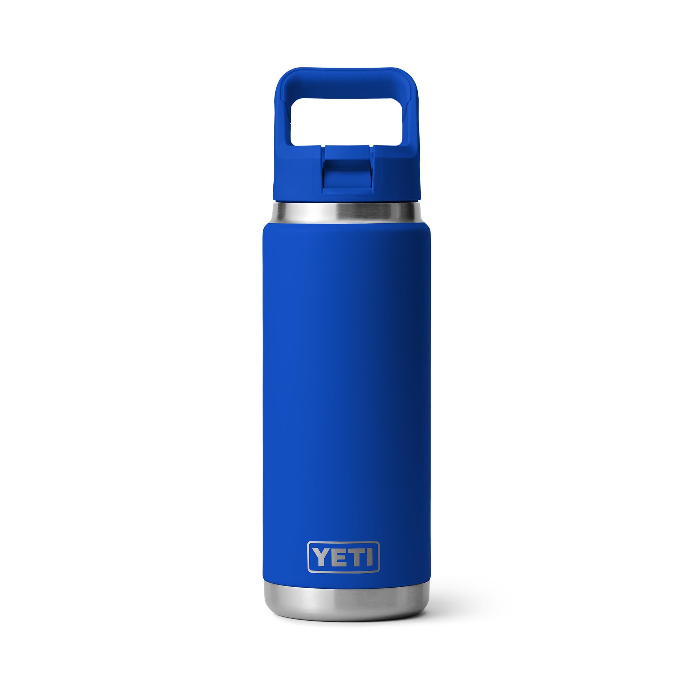 YETI Rambler 26 oz Flasche, vakuumisoliert, Edelstahl mit farblich passendem Strohhalmdeckel