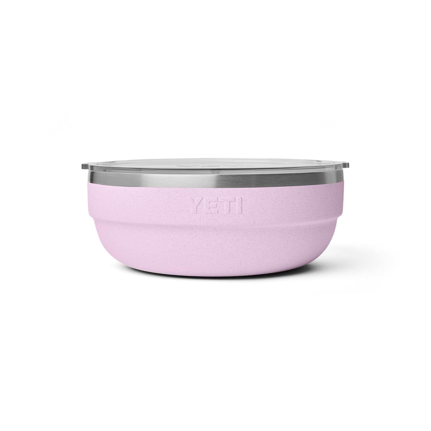 YETI Rambler Low Bowl 3,6 Quart – Vakuumisolierte Edelstahl-Schale mit Deckel, Cherry Blossom