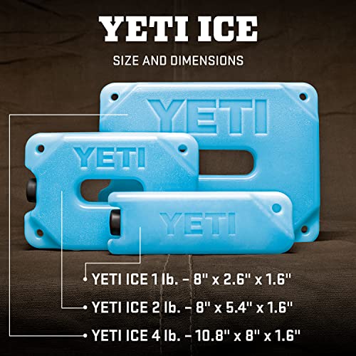 YETI ICE, wiederaufladbare Kühlakkus, Mehrfachset