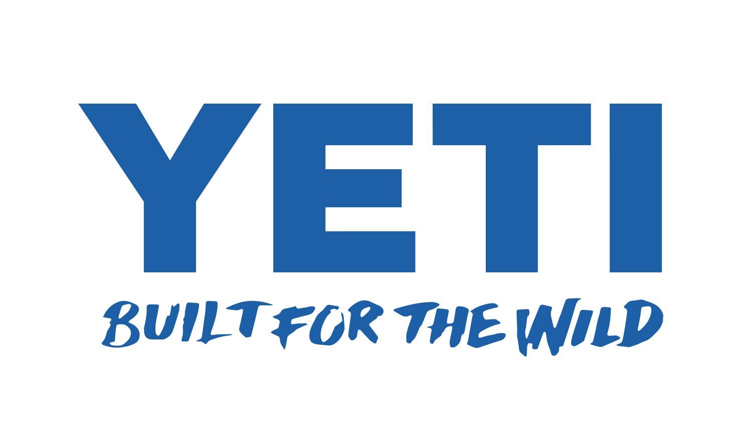 YETI Built for The Wild Fensteraufkleber – 15,9 x 6,9 cm