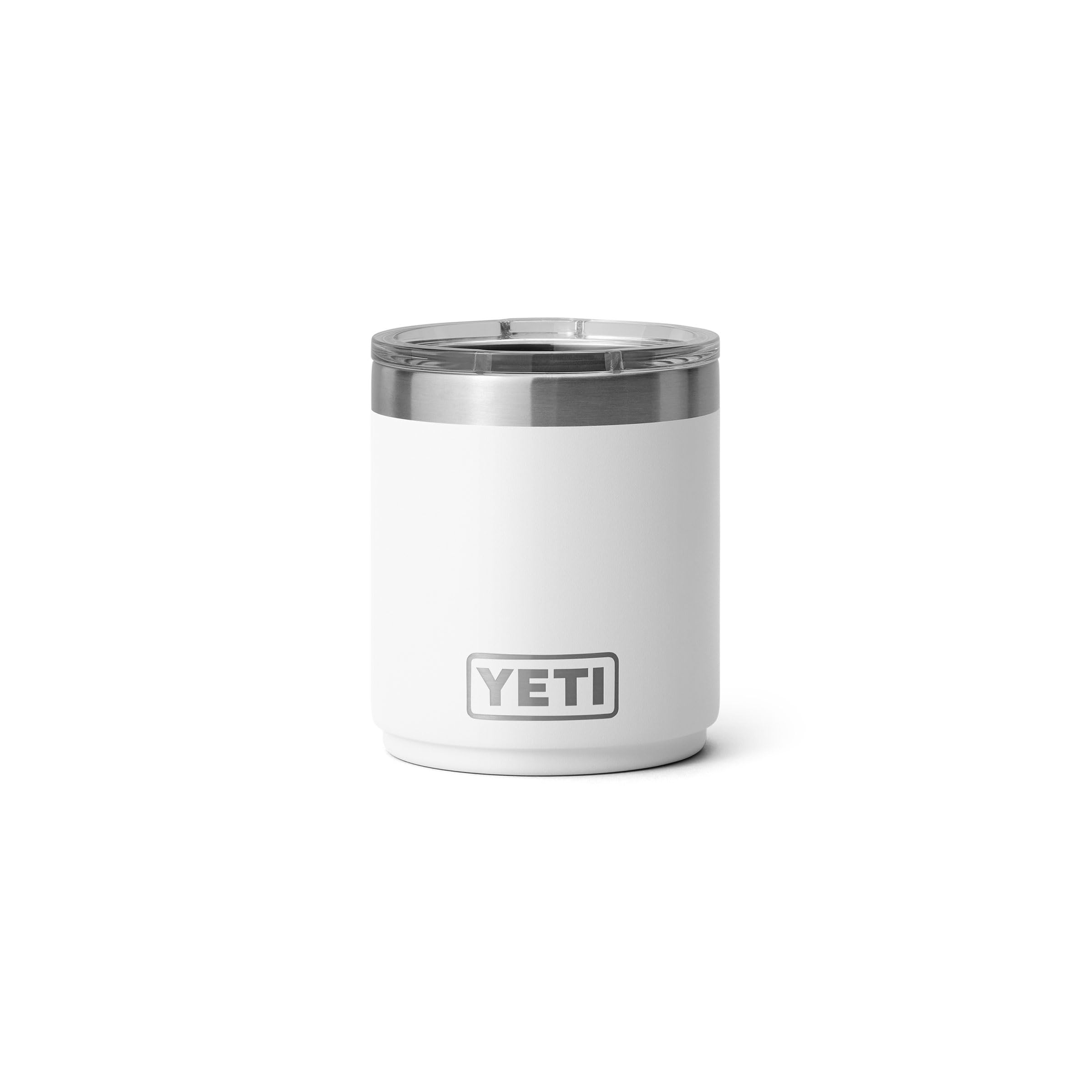 YETI Rambler 10 oz Keramikbeschichteter Lowball 2.0, Vakuumisoliert mit MagSlider Deckel, Sea Stone