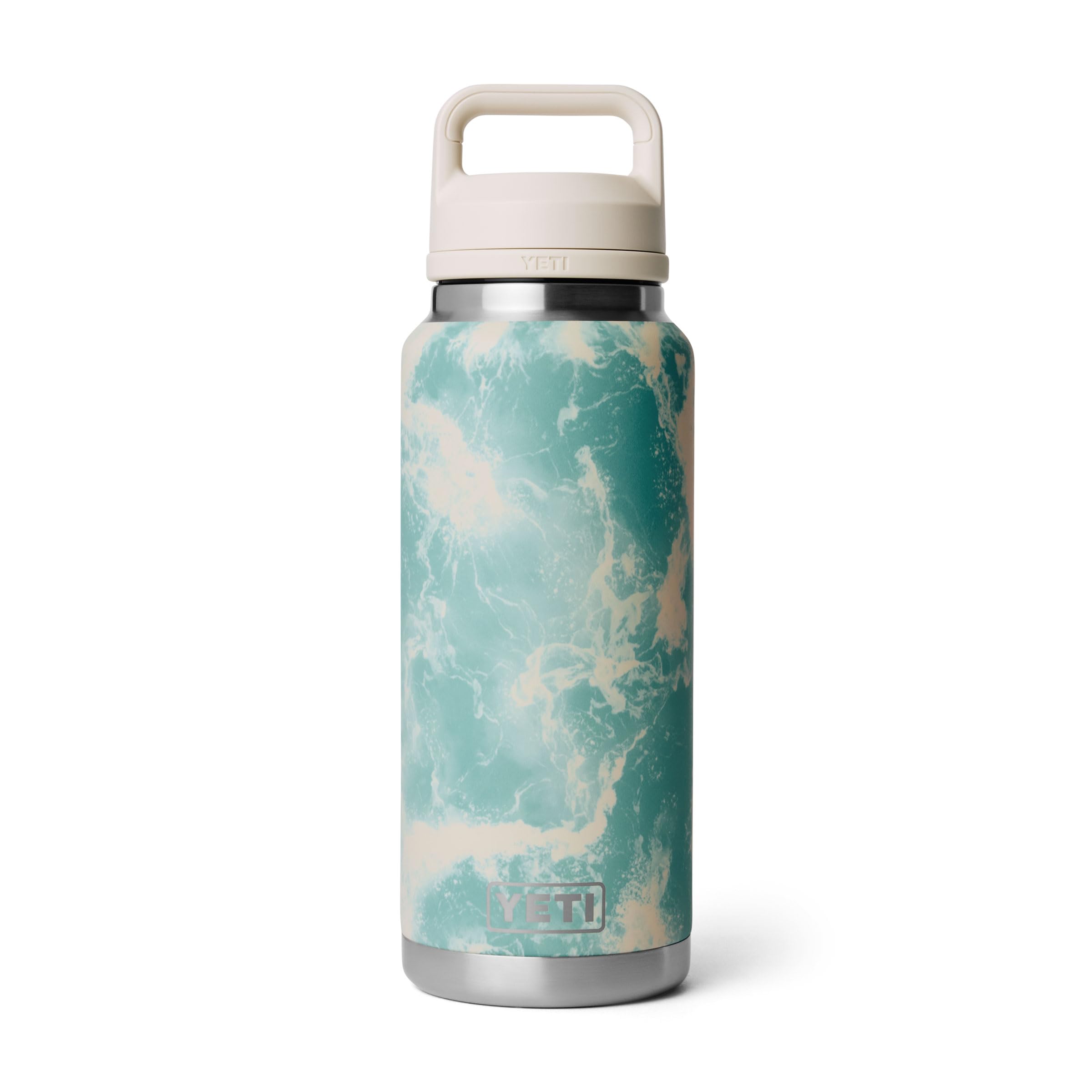 YETI Rambler 1,1l Flasche mit Chug-Verschluss, Vakuumisolierte Edelstahl-Trinkflasche, Tropenpink