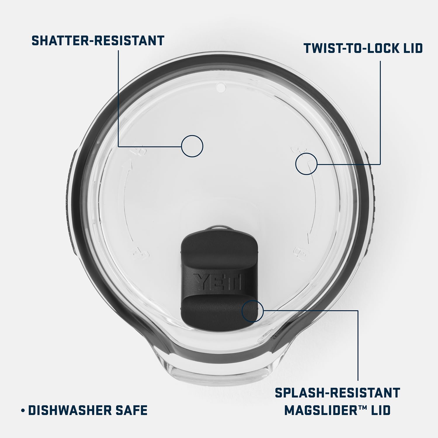 YETI Rambler Twist-To-Lock MagSlider Deckel (für French Press Pitcher)