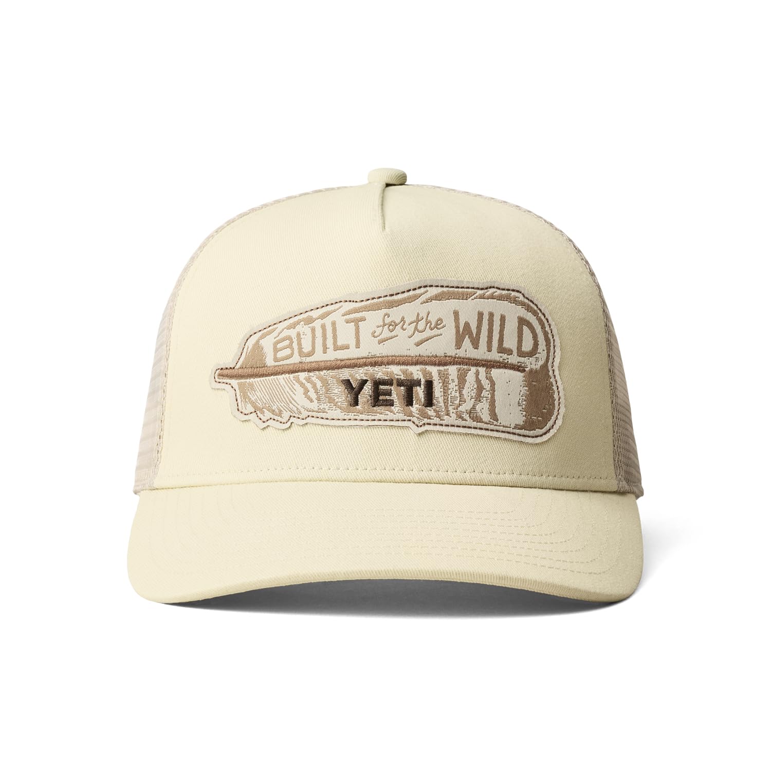 YETI Turkey Feather Mid Pro Trucker Cap, Sand