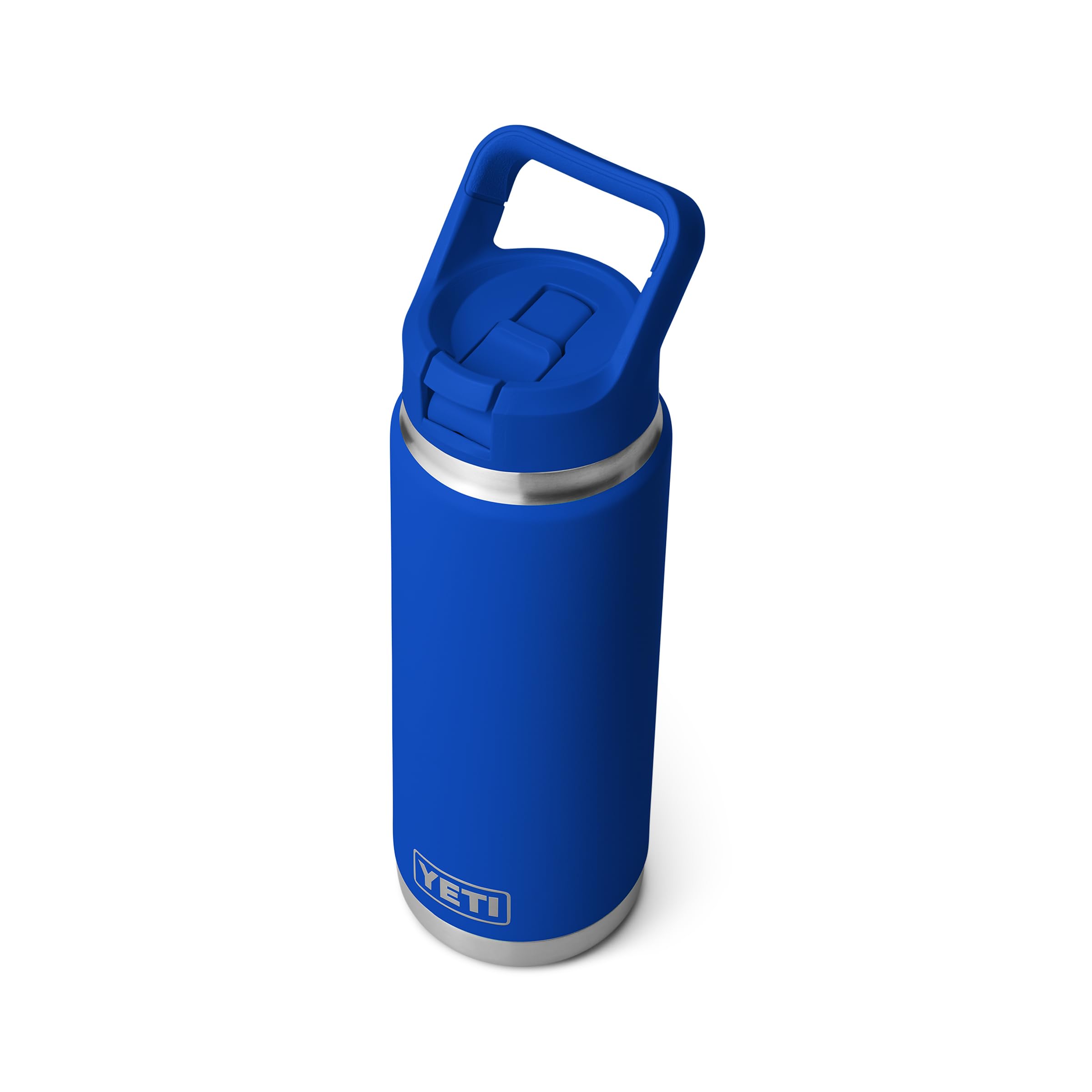 YETI Rambler 26 oz Flasche, vakuumisoliert, Edelstahl mit farblich passendem Strohhalmdeckel