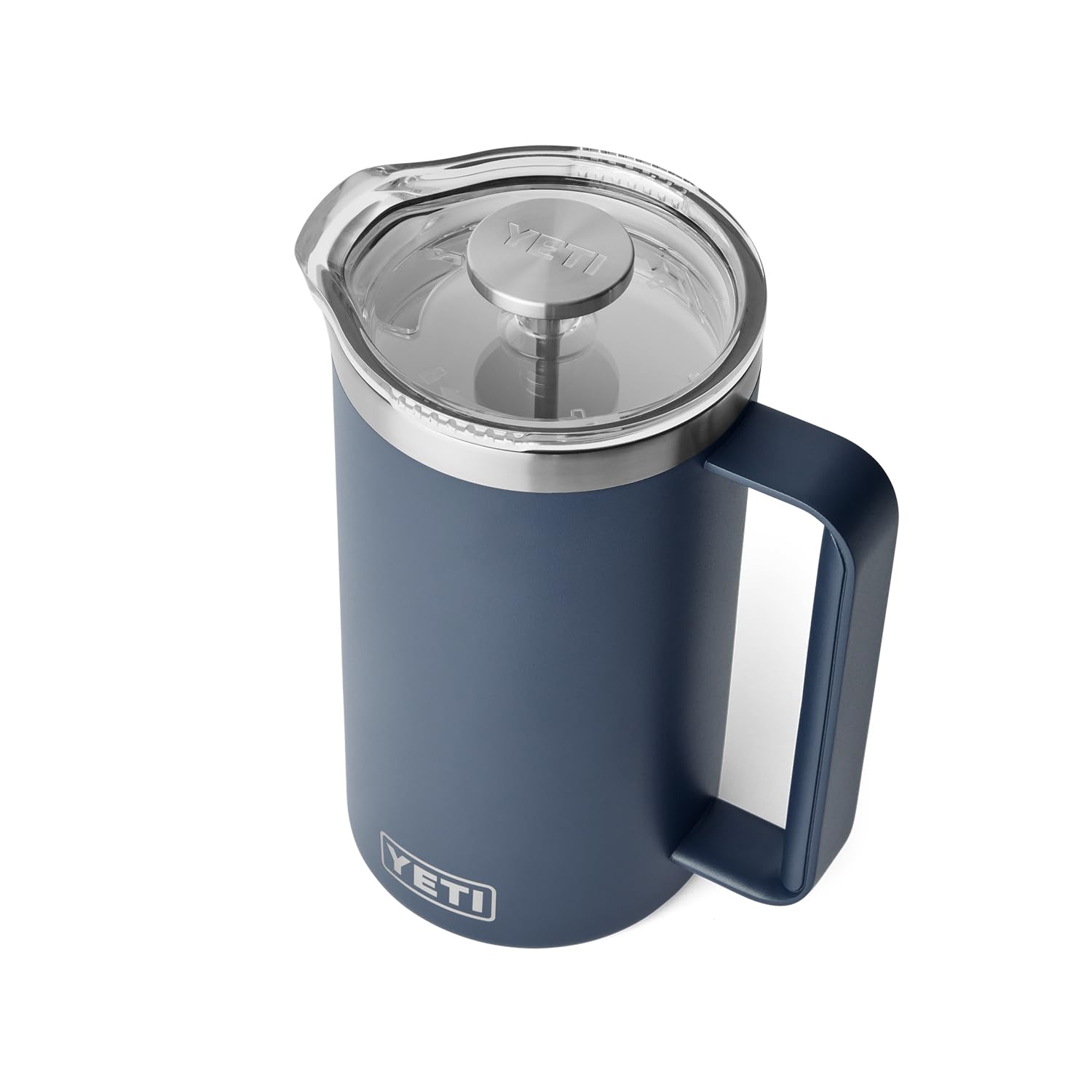 YETI Rambler 34 oz French Press Kaffeemaschine mit GroundsControl Filter, Navy