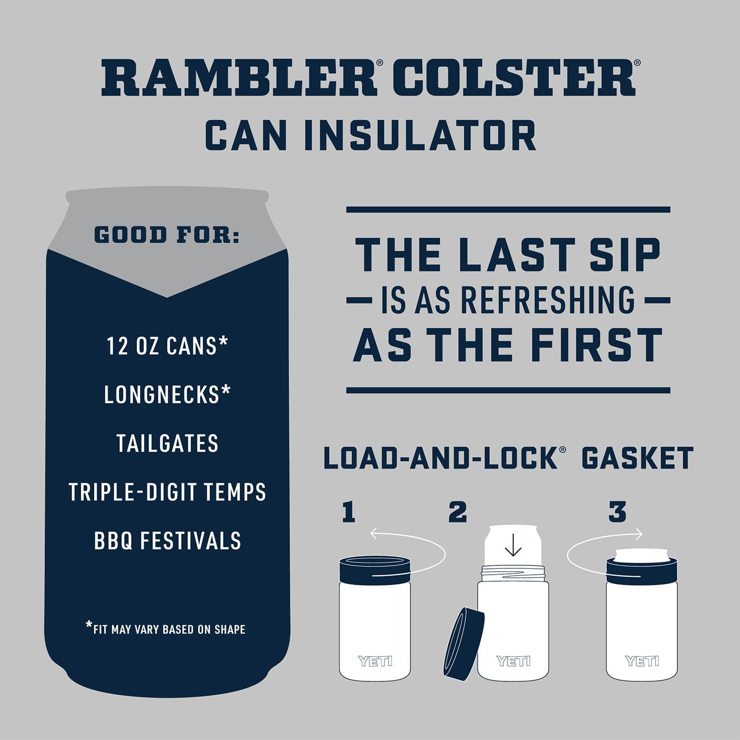 YETI Rambler Colster 2.0 12 oz Dosenkühler, Königblau