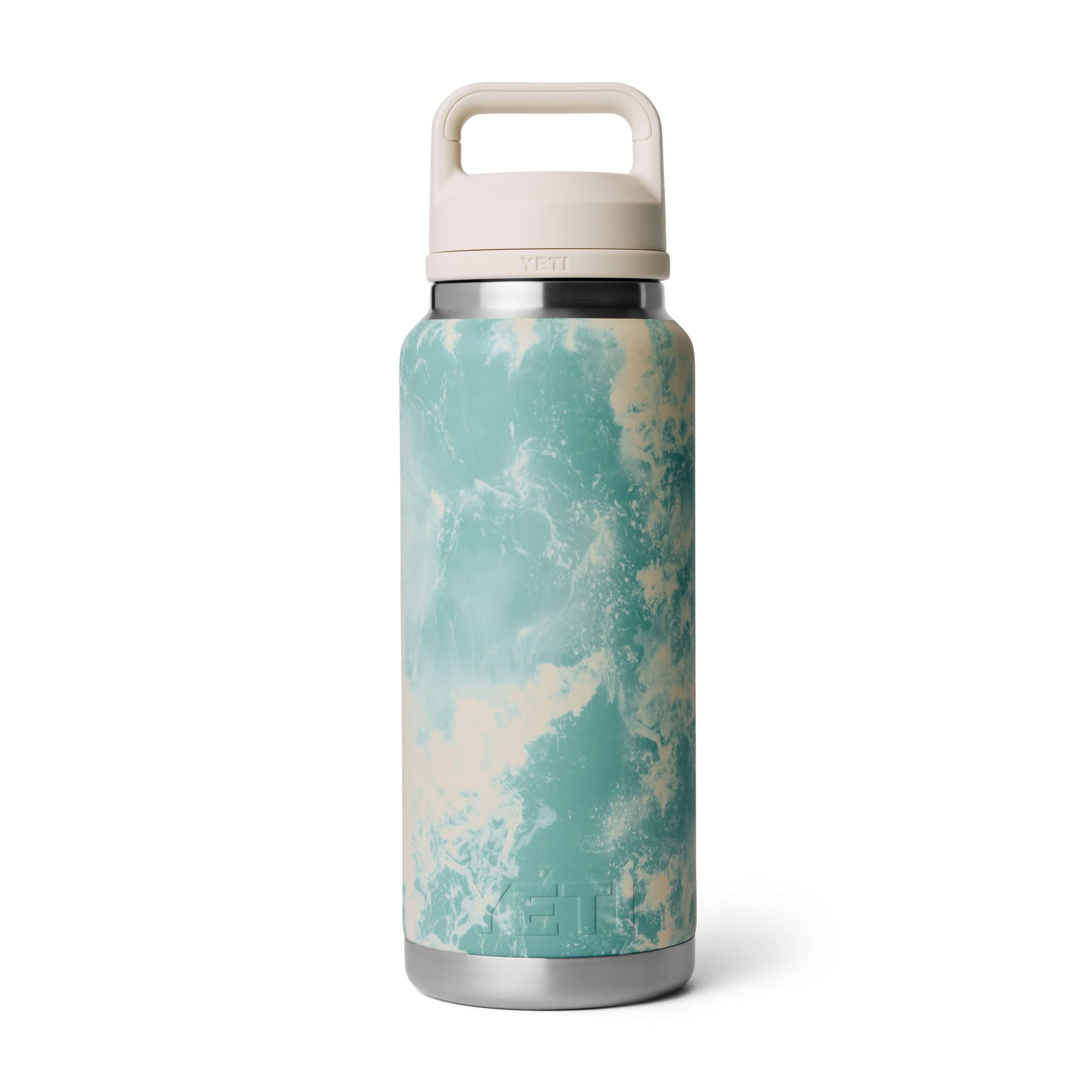 YETI Rambler 1,1l Flasche mit Chug-Verschluss, Vakuumisolierte Edelstahl-Trinkflasche, Tropenpink
