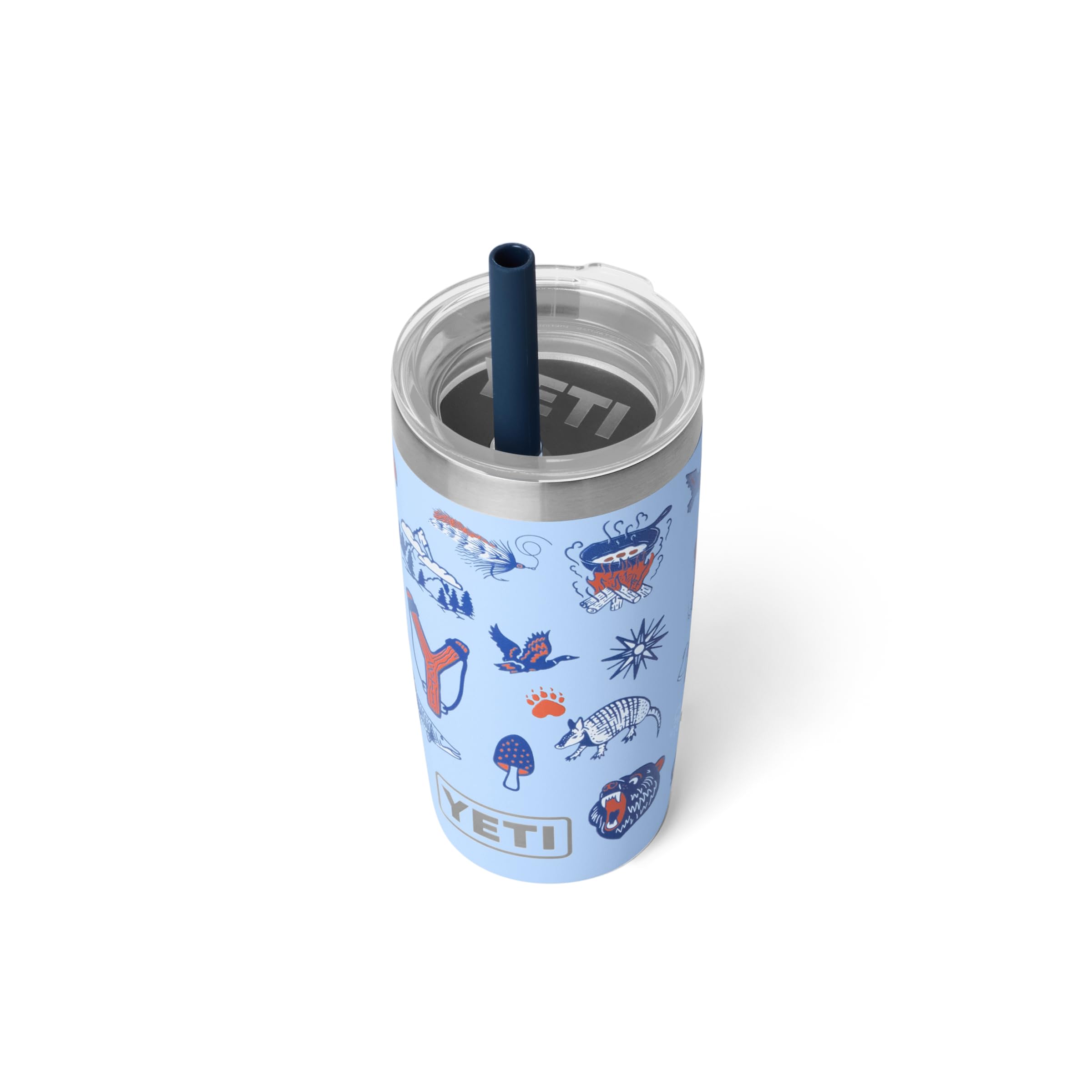 YETI Rambler Jr. 10 oz Tumbler – Kinder-Trinkbecher mit Silikon-Strohhalmdeckel
