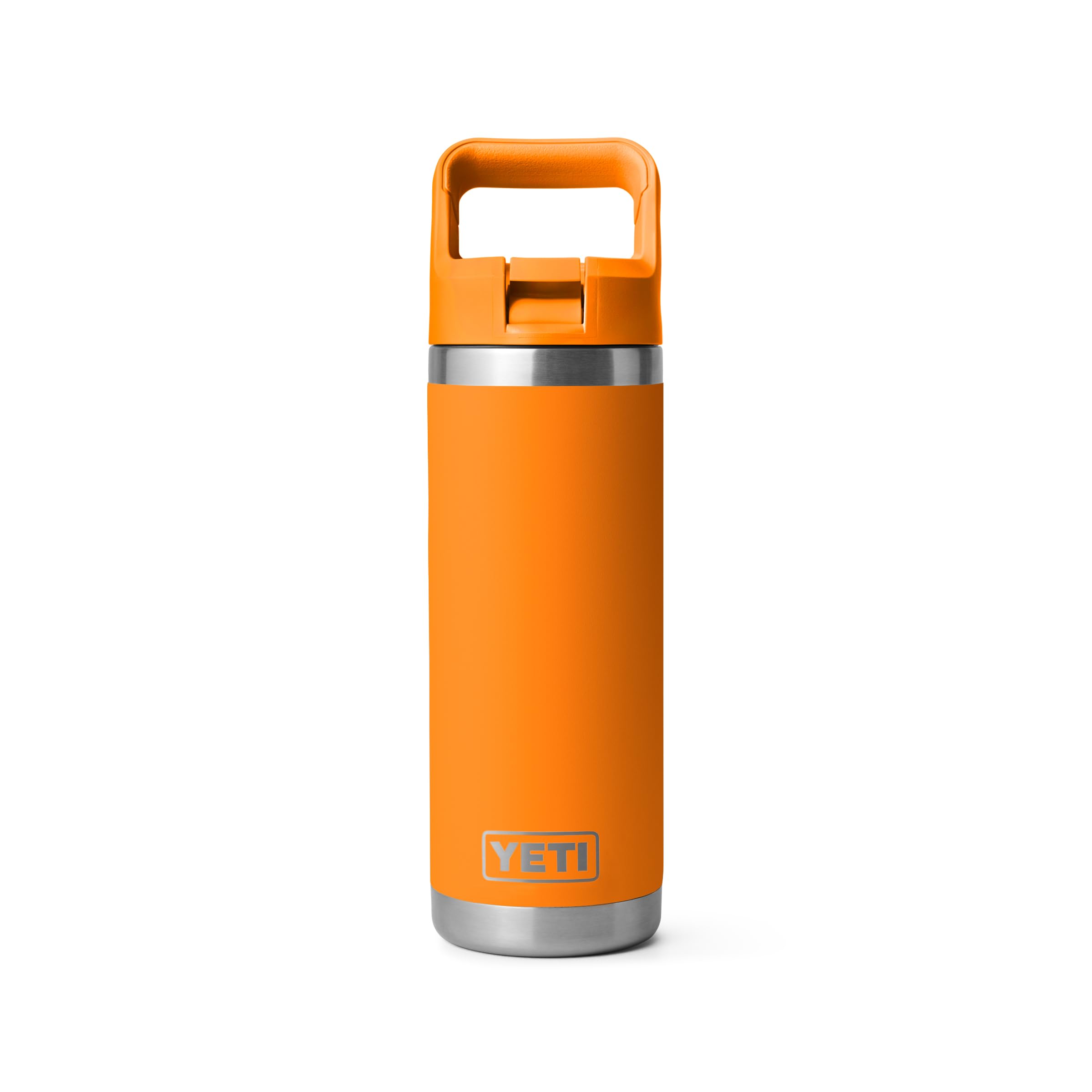 YETI Rambler 18 oz Isolierflasche mit Strohhalmdeckel – Vakuumisoliert, Edelstahl, Cape Summer Camp