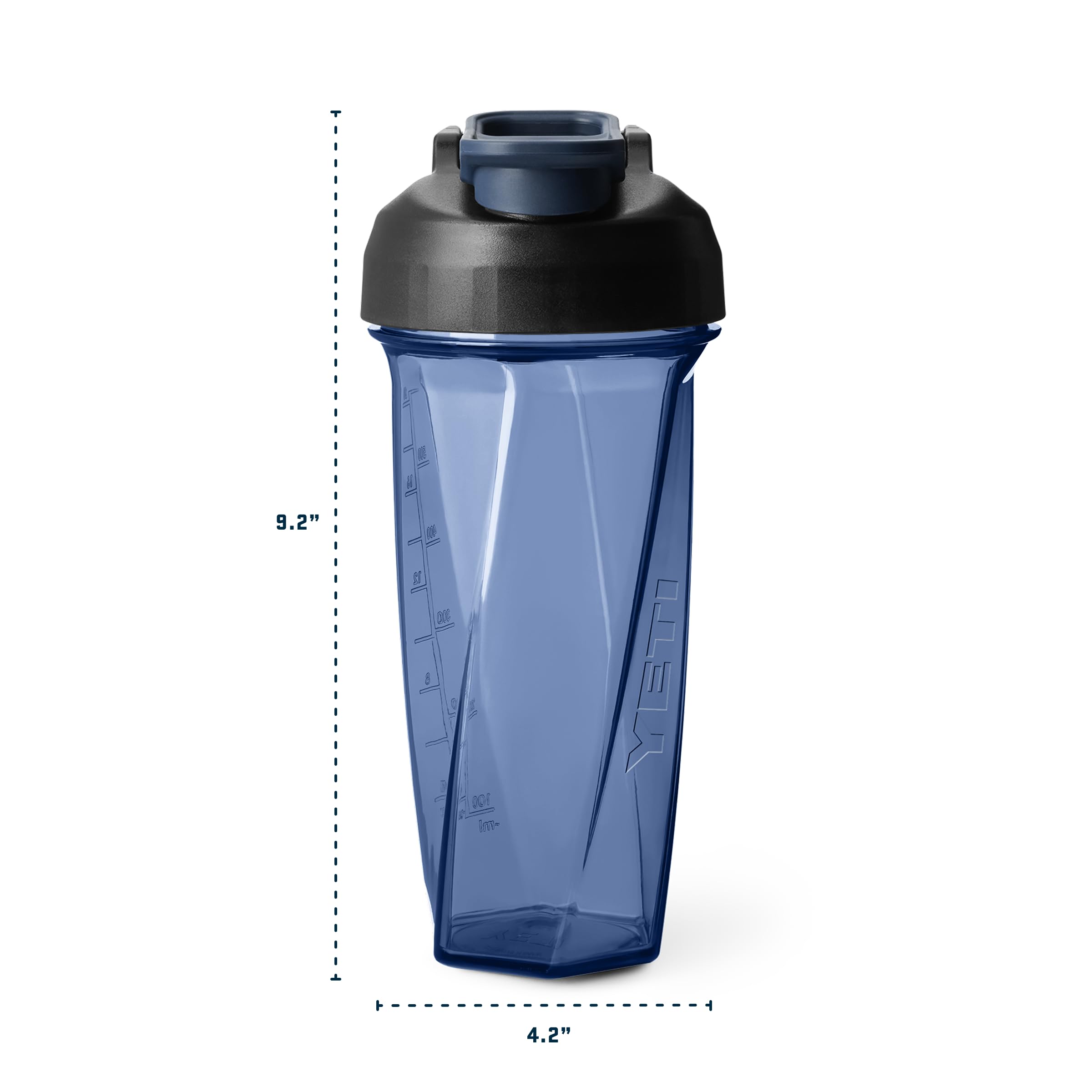 YETI Yonder Helimix Vortex Shaker-Flasche 27 oz – Mischtechnologie ohne Kugel, USA hergestellt