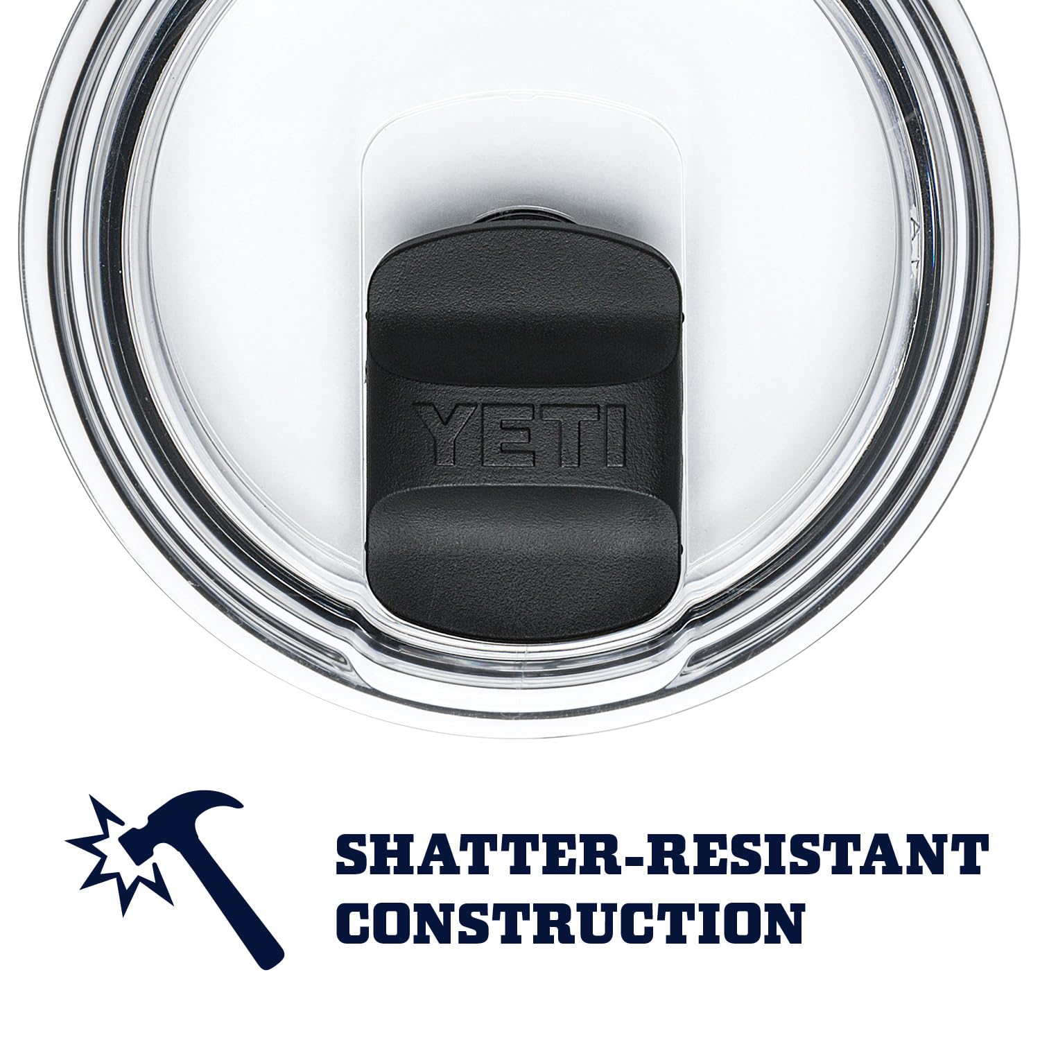 YETI Rambler 14 oz Stackable Mug – Edelstahl, stapelbar, vakuumisoliert