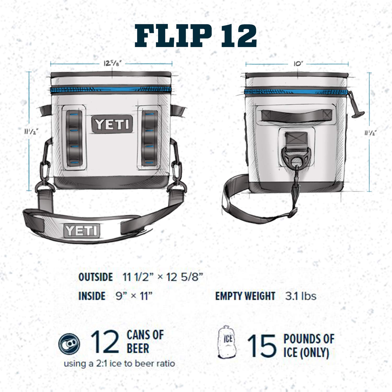 YETI Hopper Flip 12 Tragbare Kühlbox