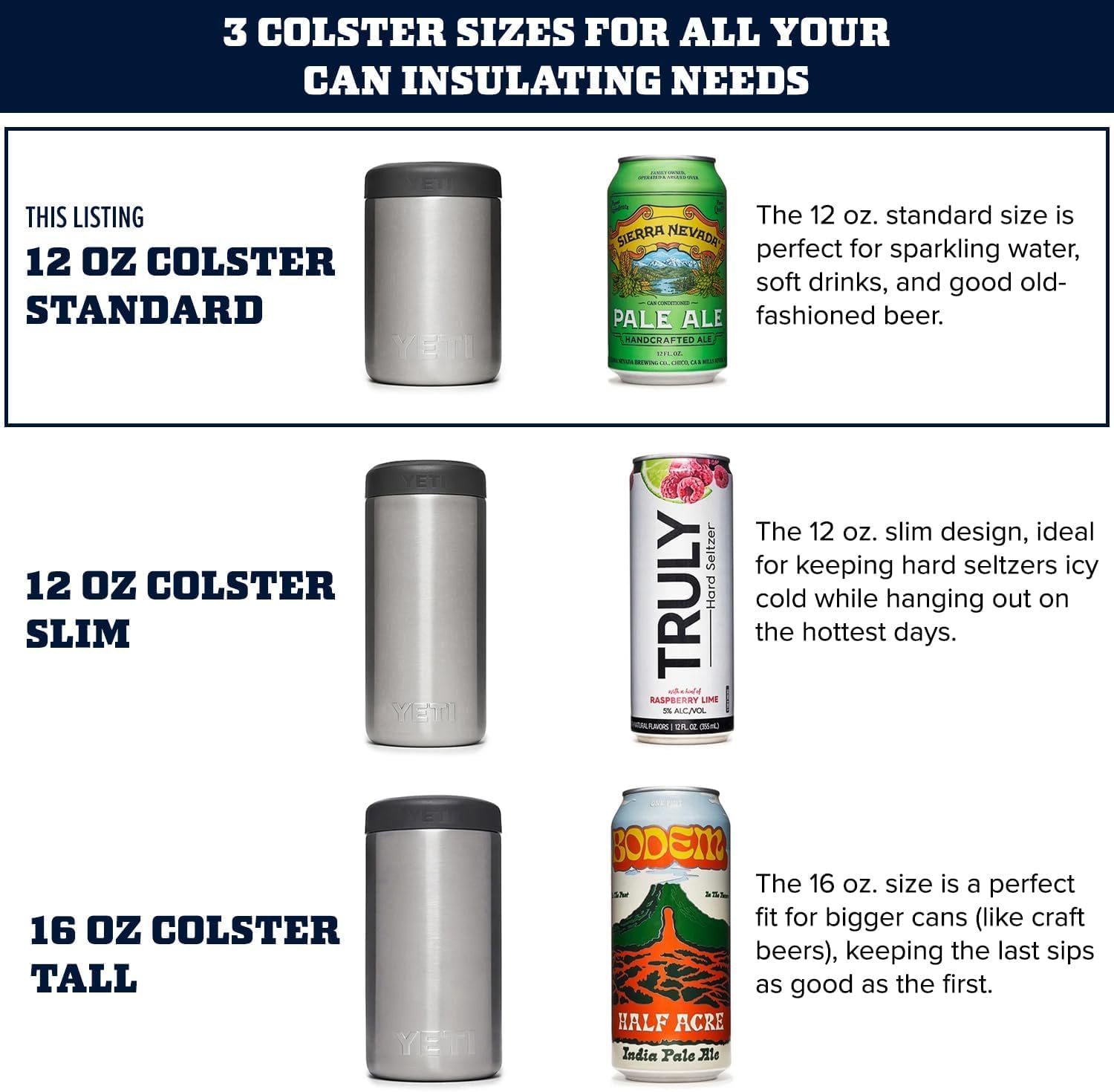 YETI Rambler Colster 2.0 12 oz Dosenkühler, Königblau