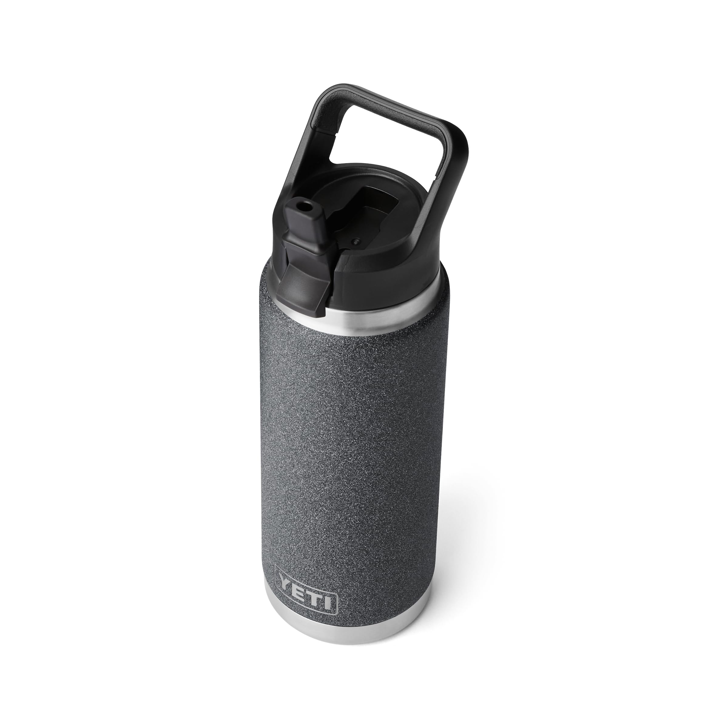 YETI Rambler 26 oz Flasche – Vakuumisoliert, Edelstahl, mit Straw Cap, Weiß