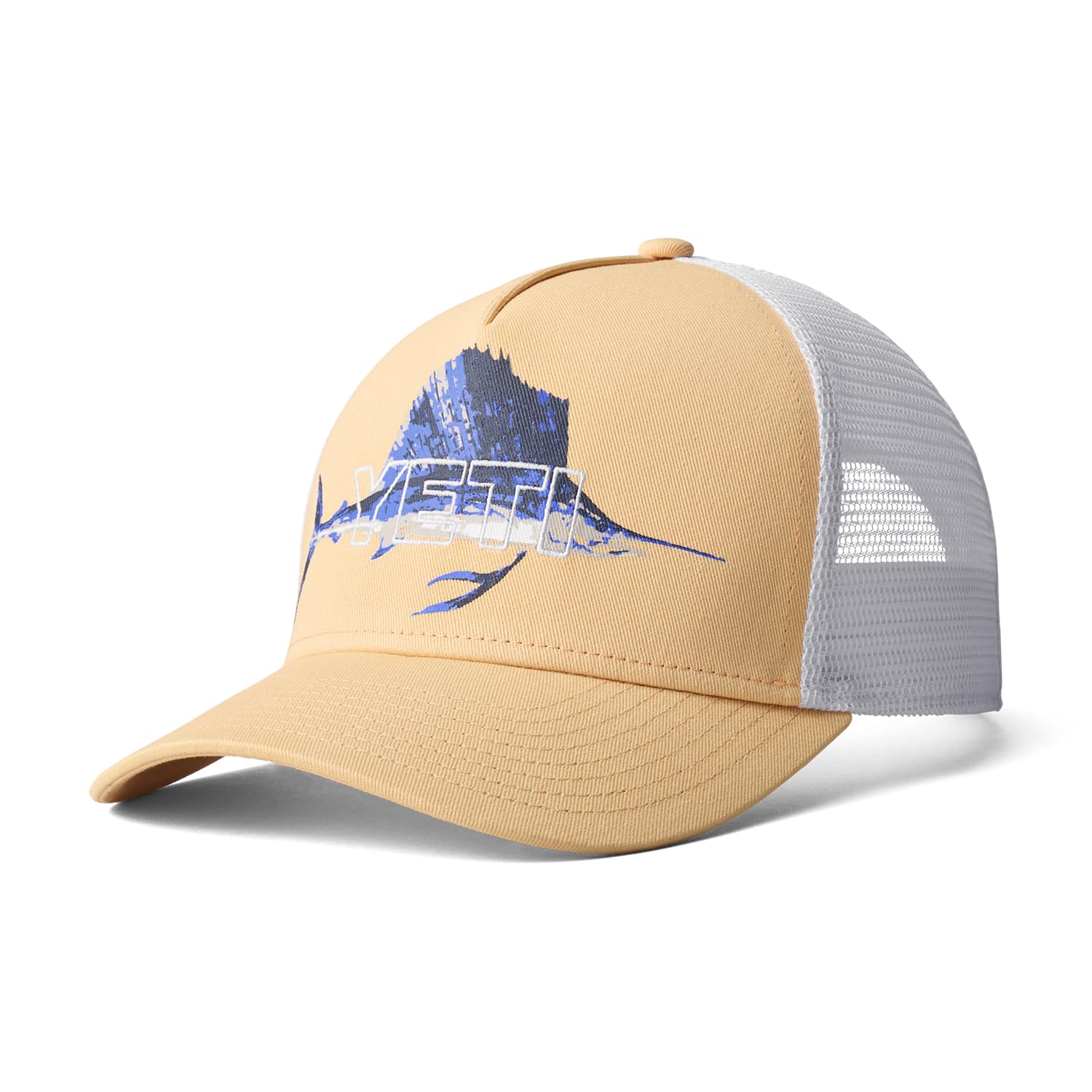 YETI Sailfish Badge Mid Pro Trucker Hat, Lachs