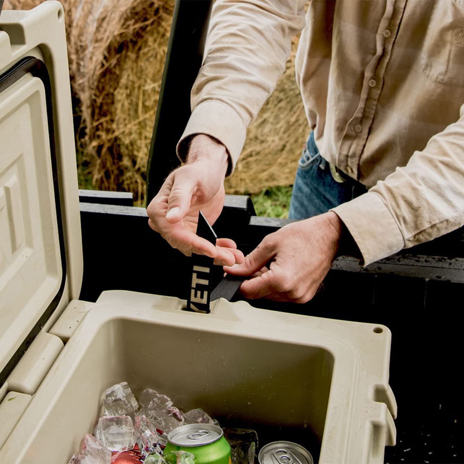 YETI Tie Down Kit für Tundra Kühlboxen – Edelstahl-Zurrgurt-Set