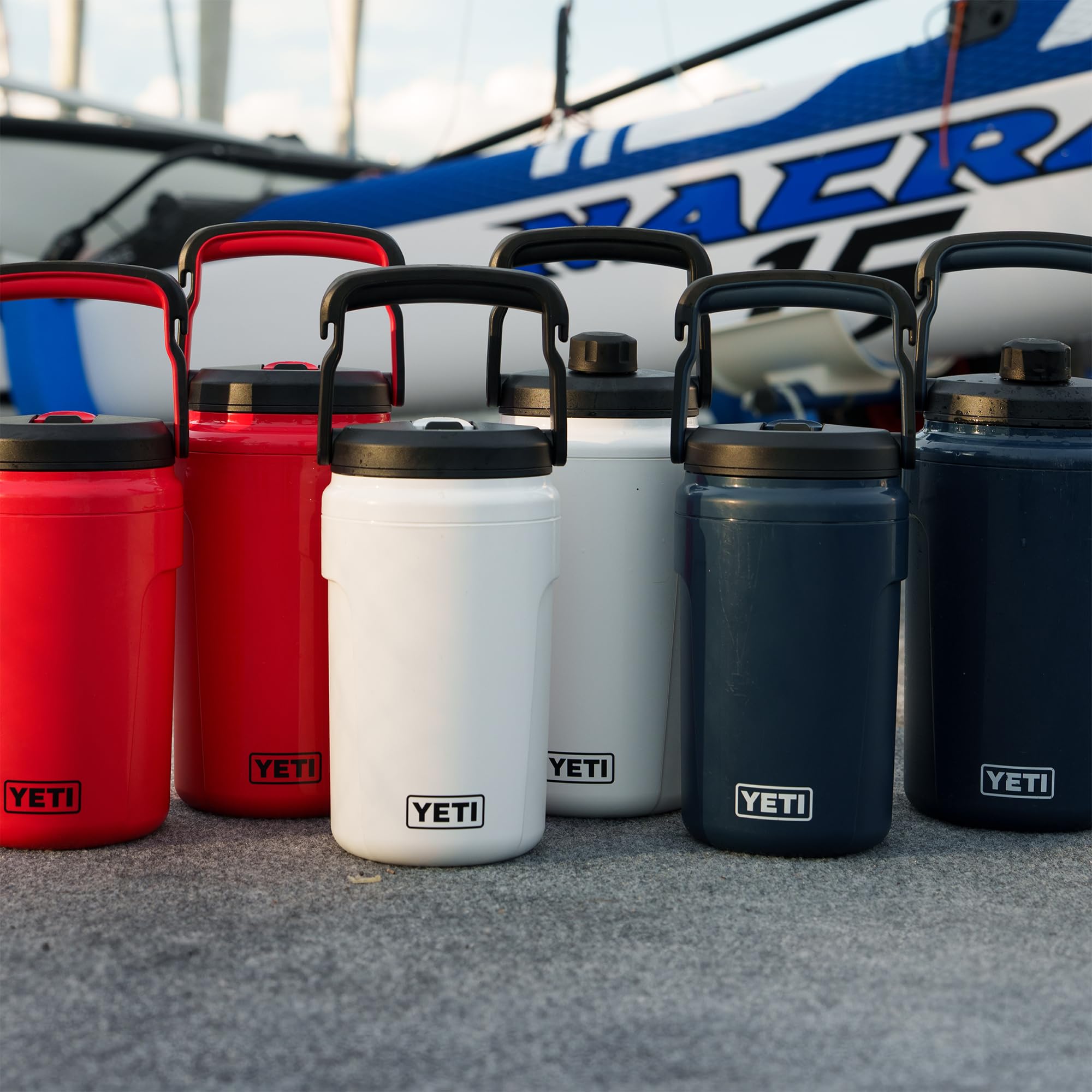YETI Silo 40 oz Isolierte Wasserflasche mit MagSlider Trinkhalmdeckel – Auslaufsicher, Marineblau