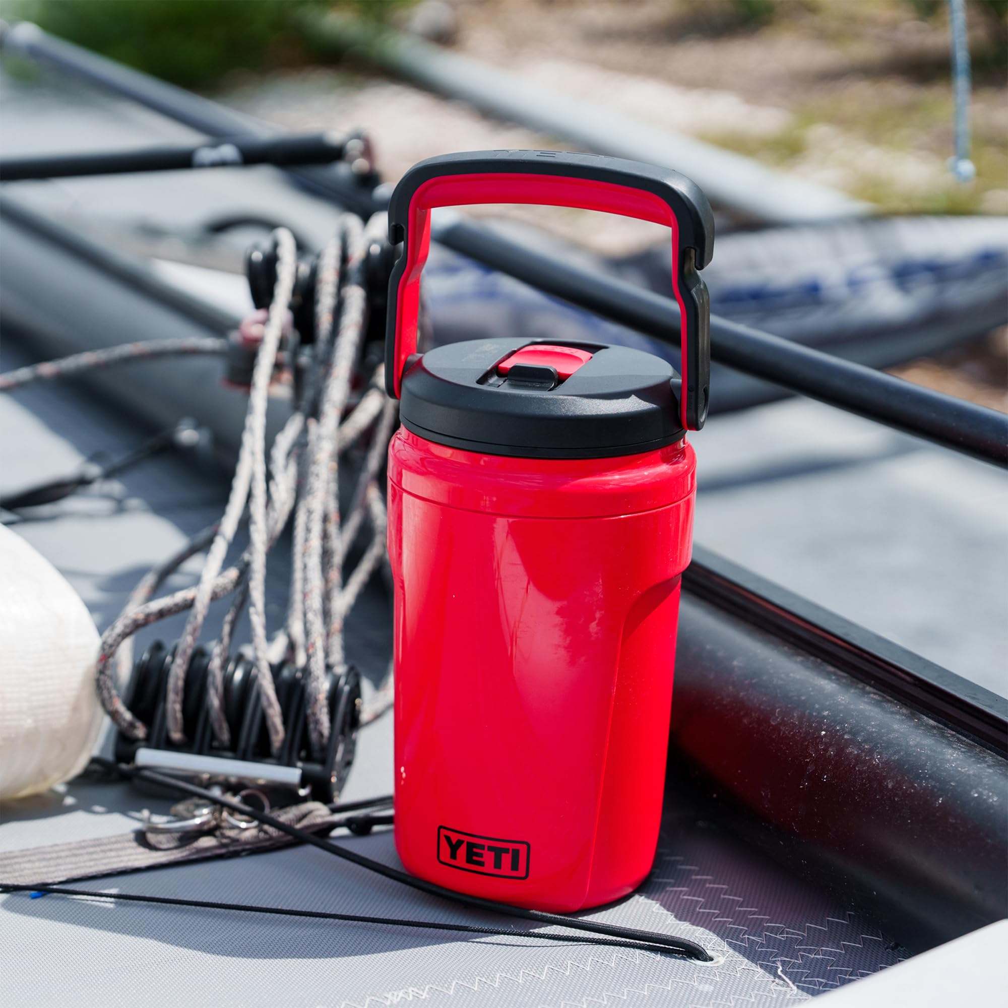 YETI Silo 40 oz Isolierte Wasserflasche mit MagSlider Trinkhalmdeckel – Auslaufsicher, Marineblau